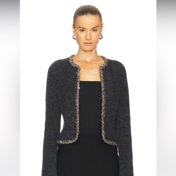 Rag & Bone Davies Cardigan in Charcoal X Size Small New With Tags! - Picture 13 of 14